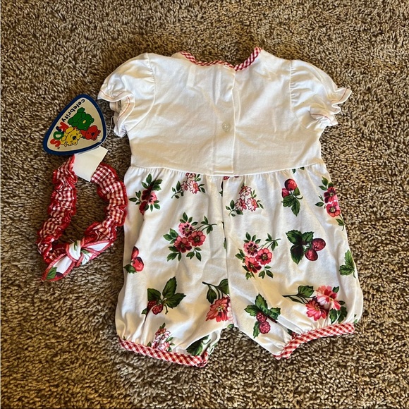 Infant vintage floral romper nwt - Picture 4 of 4